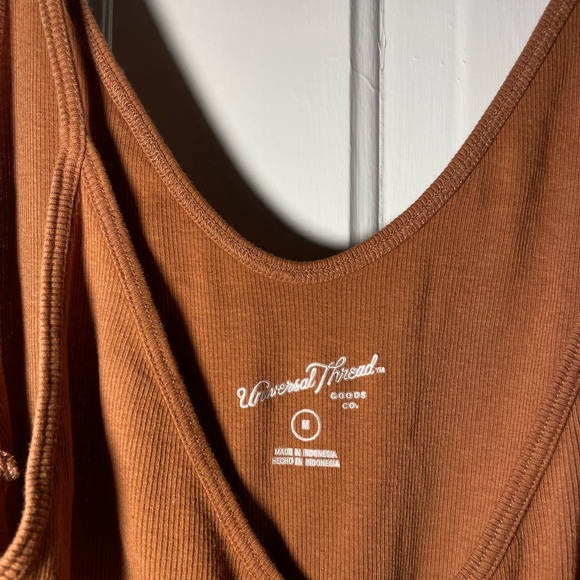 Burnt orange tank top scoop neck - Picture 4 of 4